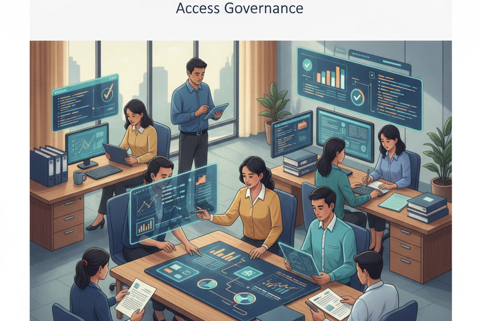 Research Brief: Virtual Assistant Service Operations Access Governance editorial illustration