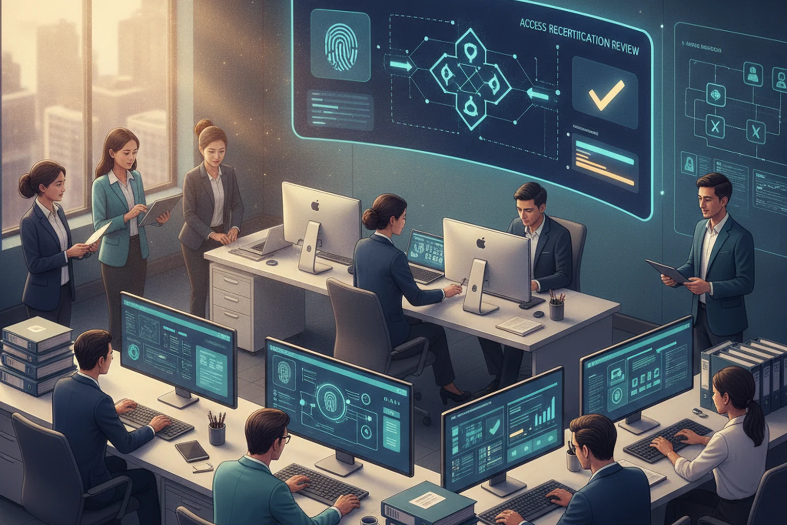 Virtual Assistant Service Operations: Access Recertification Review editorial illustration