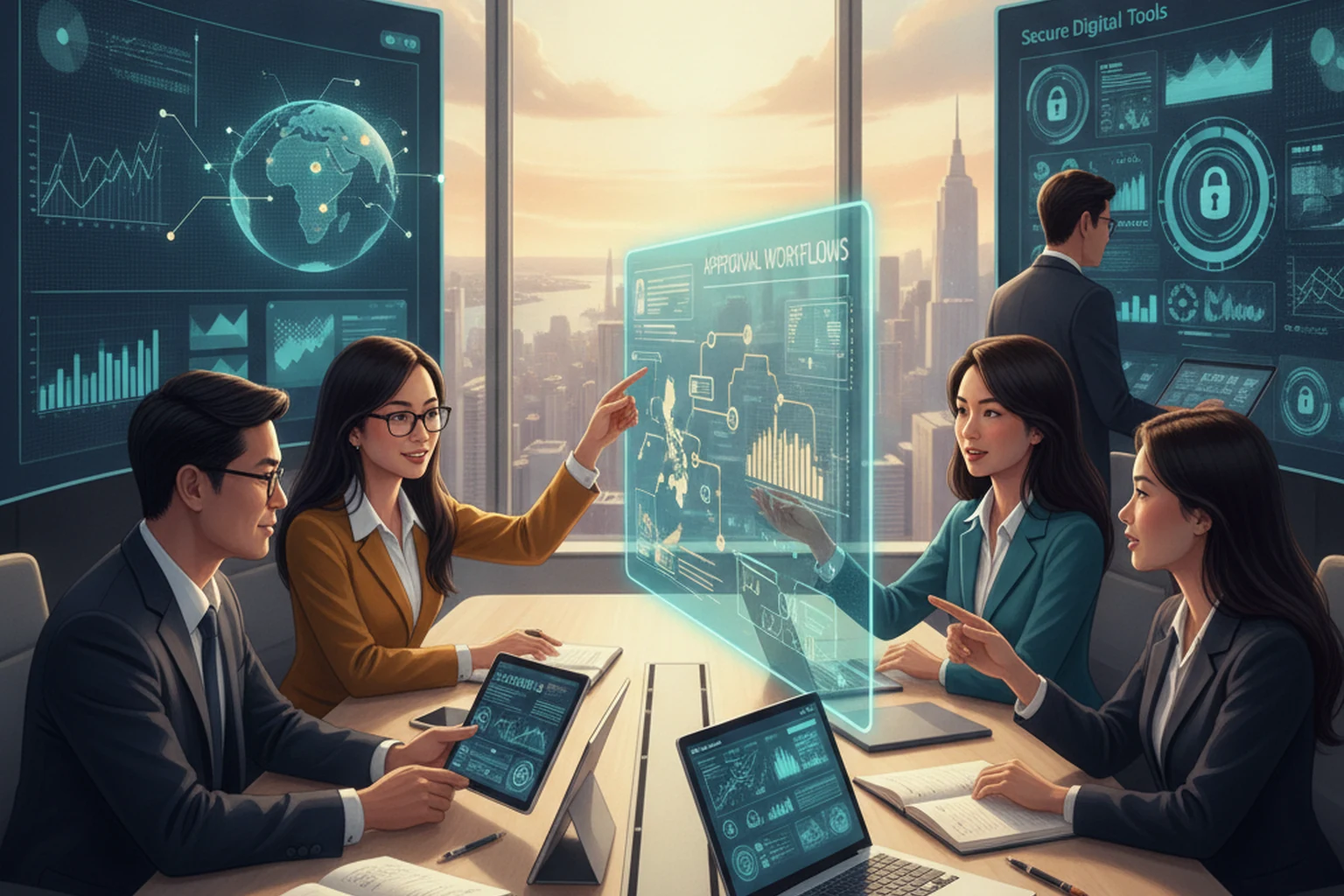 Virtual Assistant Service Operations: Launch Readiness Review editorial illustration